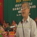 Các ứng cử viên đại biểu HĐND huyện Đô Lương tiếp xúc cử tri xã Lưu Sơn